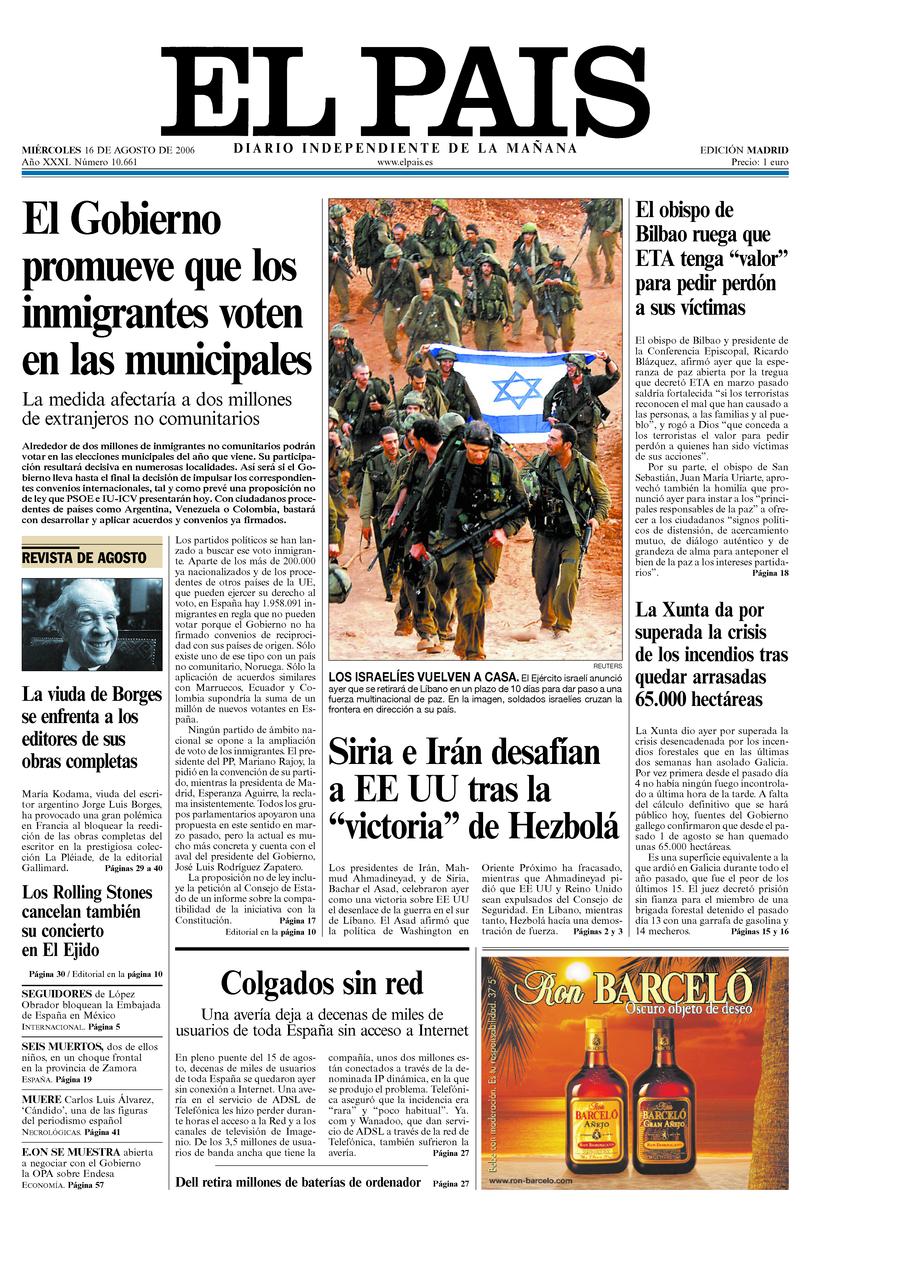 16 de Agosto de 2006