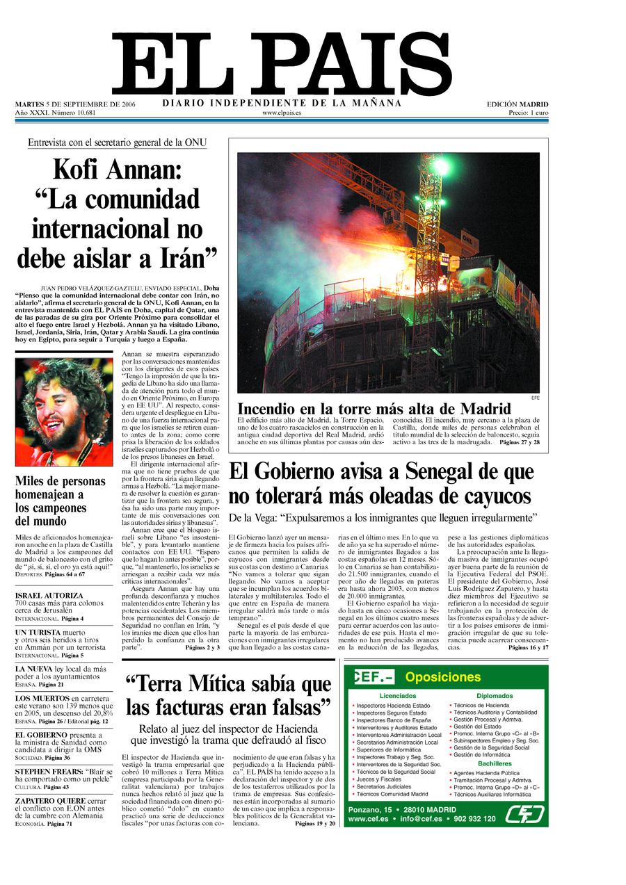 5 de Septiembre de 2006