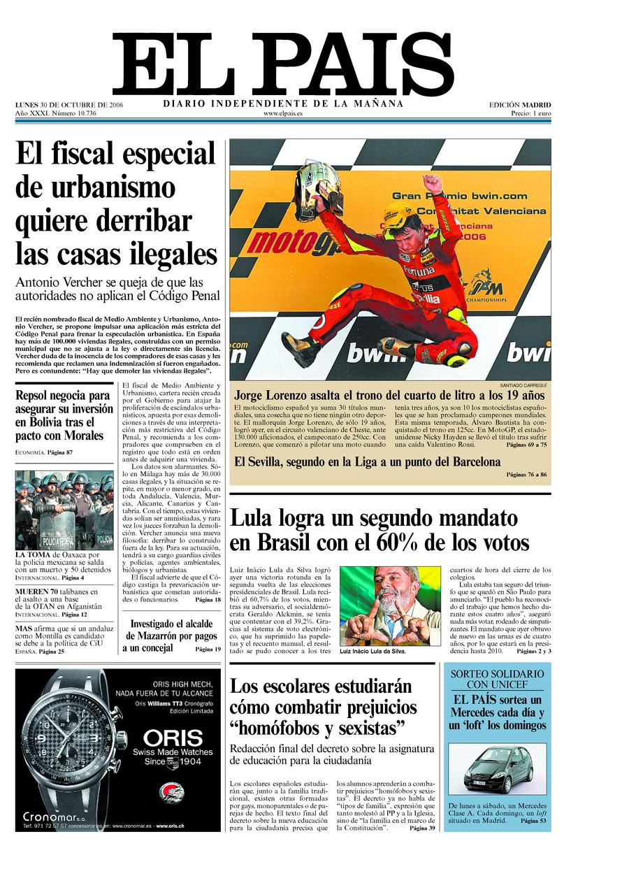 30 de Octubre de 2006