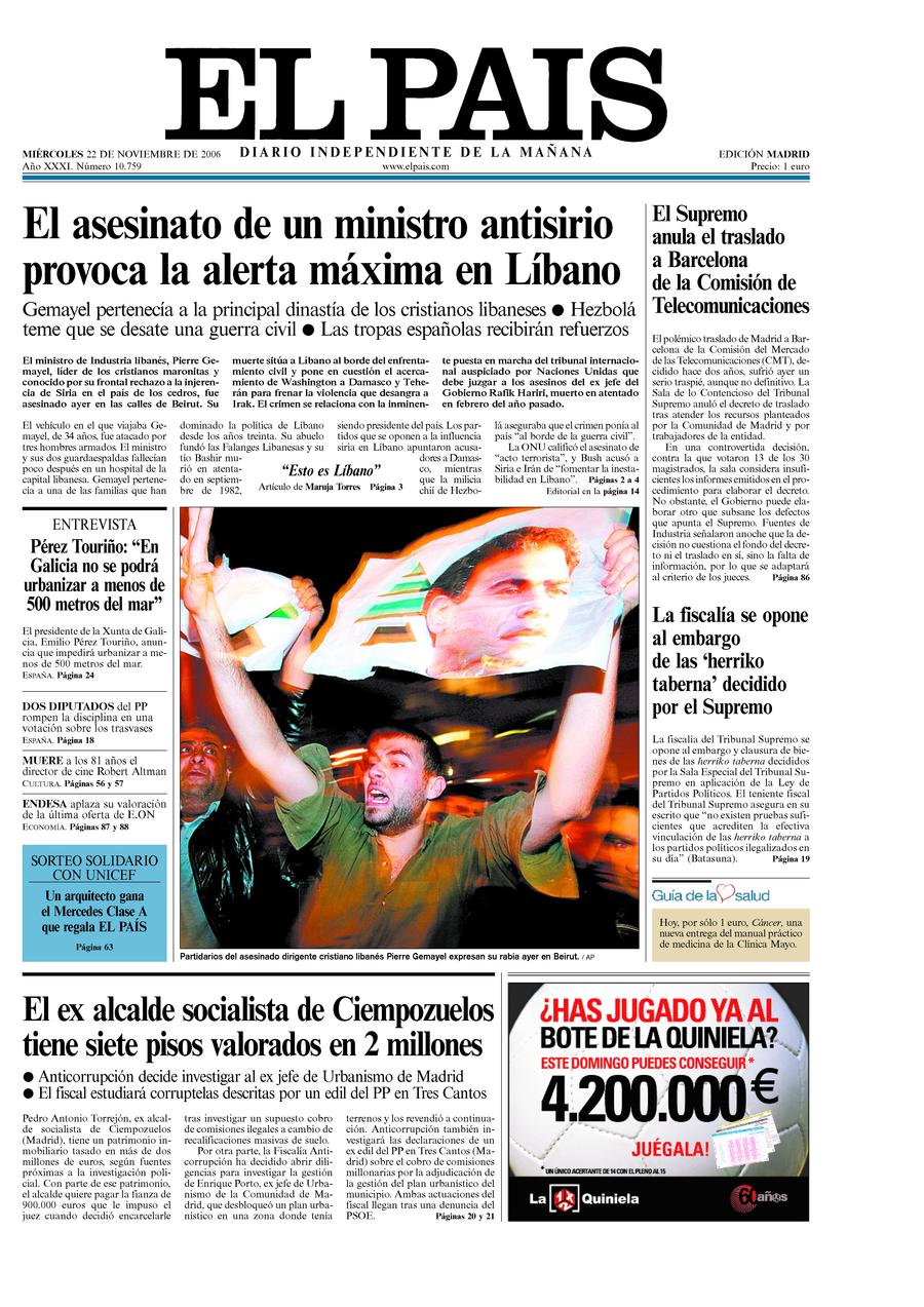 22 de Noviembre de 2006