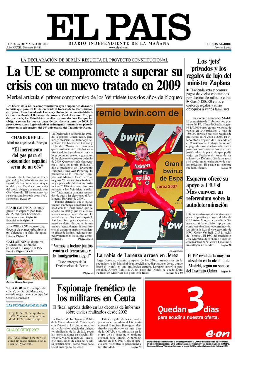26 de Marzo de 2007