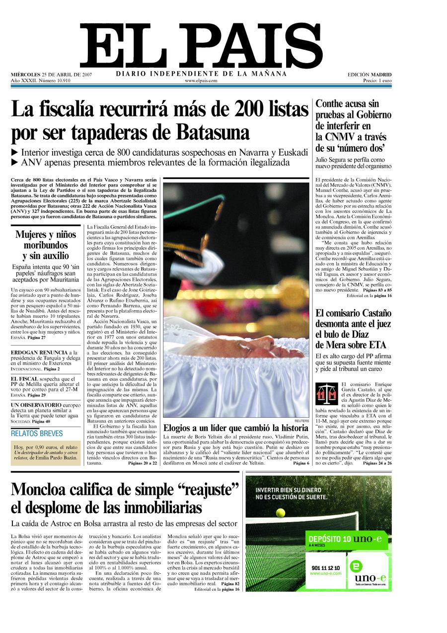 25 de Abril de 2007