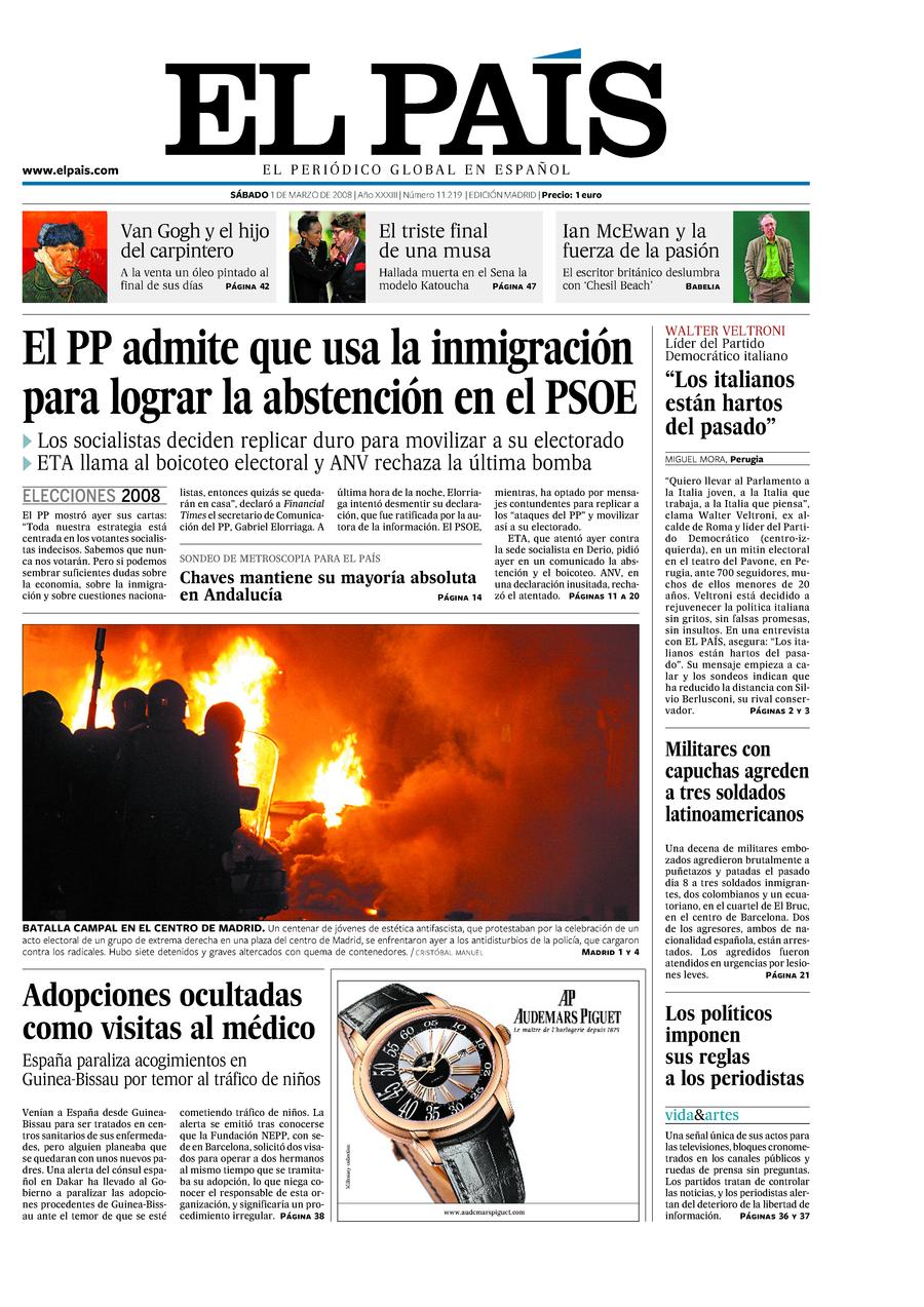 1 de Marzo de 2008