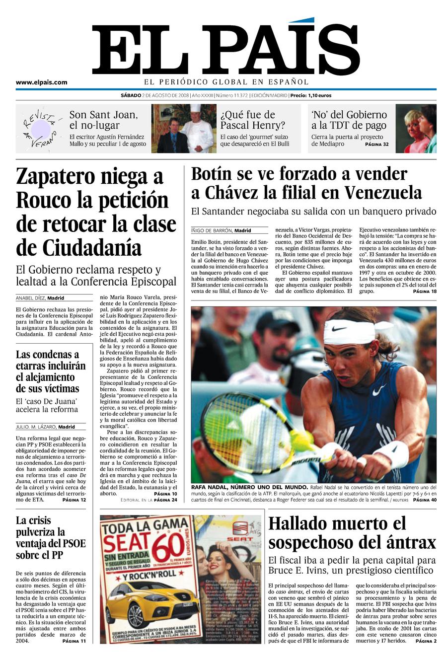 2 de Agosto de 2008