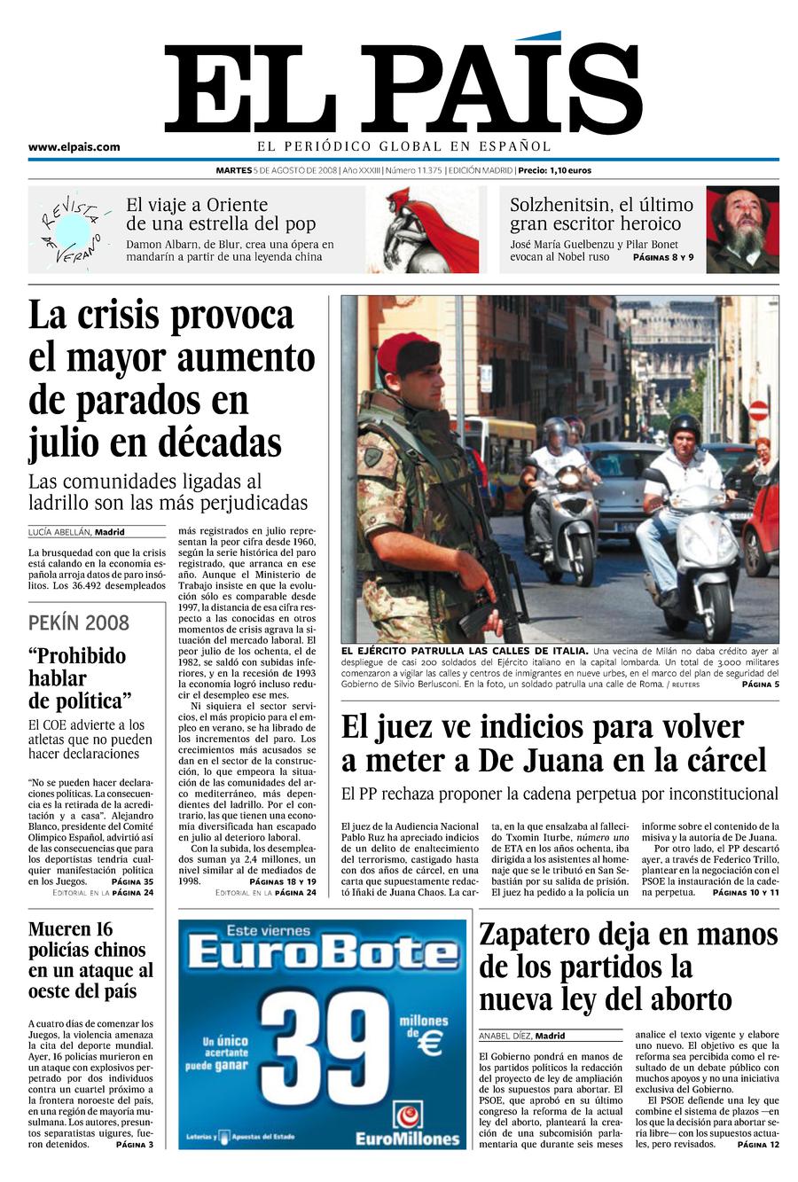 5 de Agosto de 2008