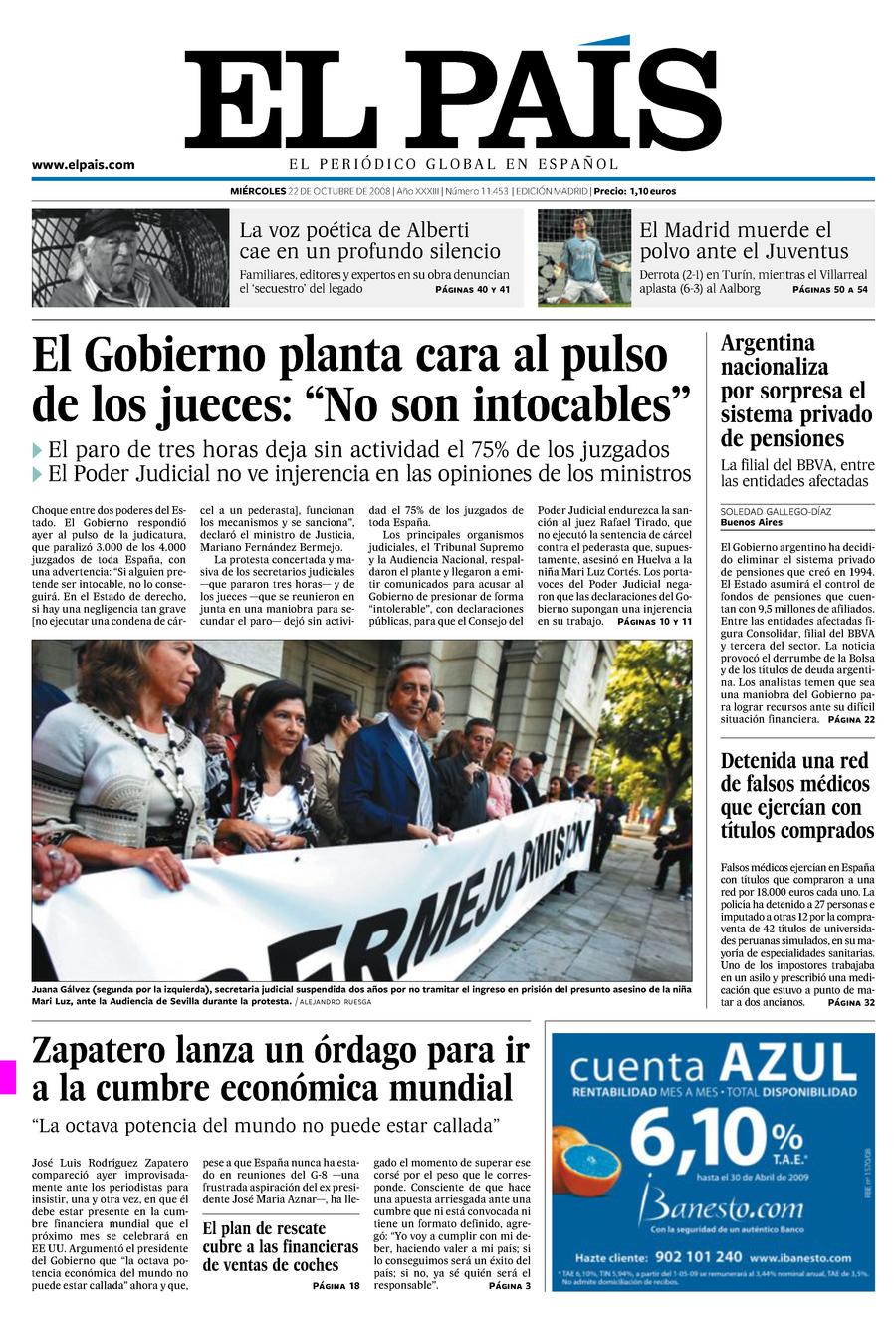 22 de Octubre de 2008