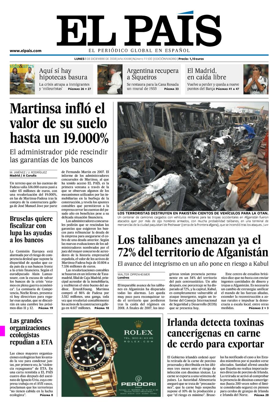 8 de Diciembre de 2008