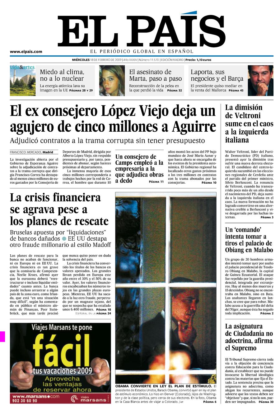 18 de Febrero de 2009