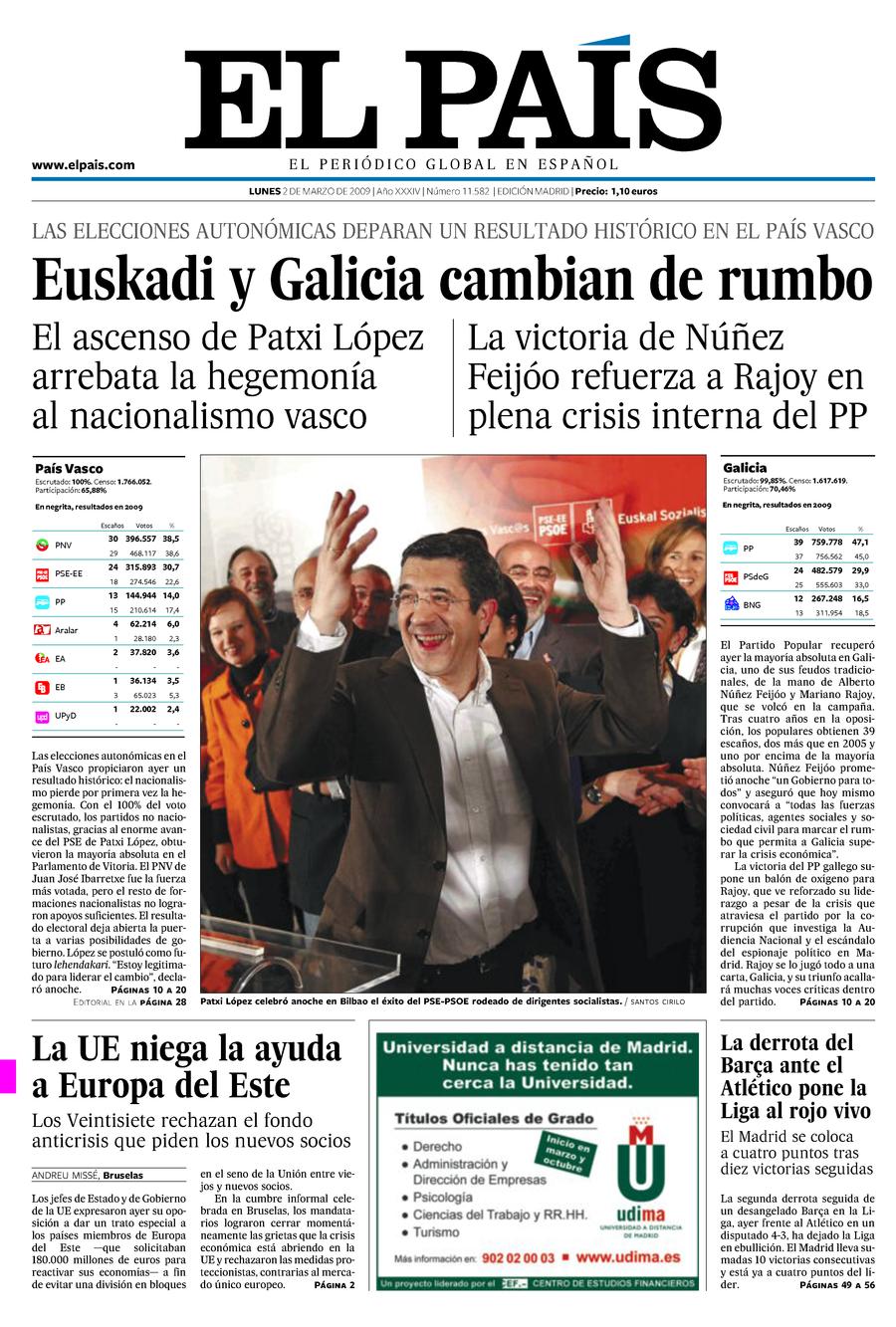 2 de Marzo de 2009