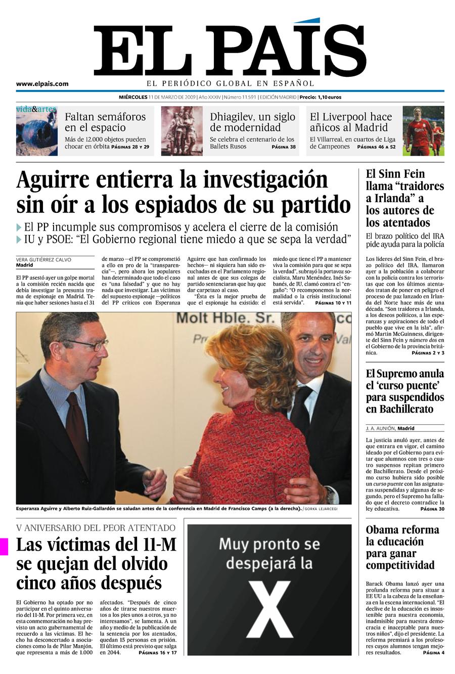 11 de Marzo de 2009