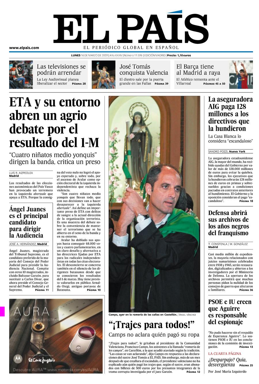 16 de Marzo de 2009