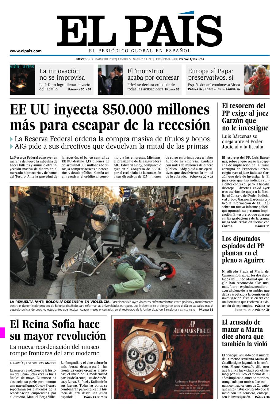 19 de Marzo de 2009