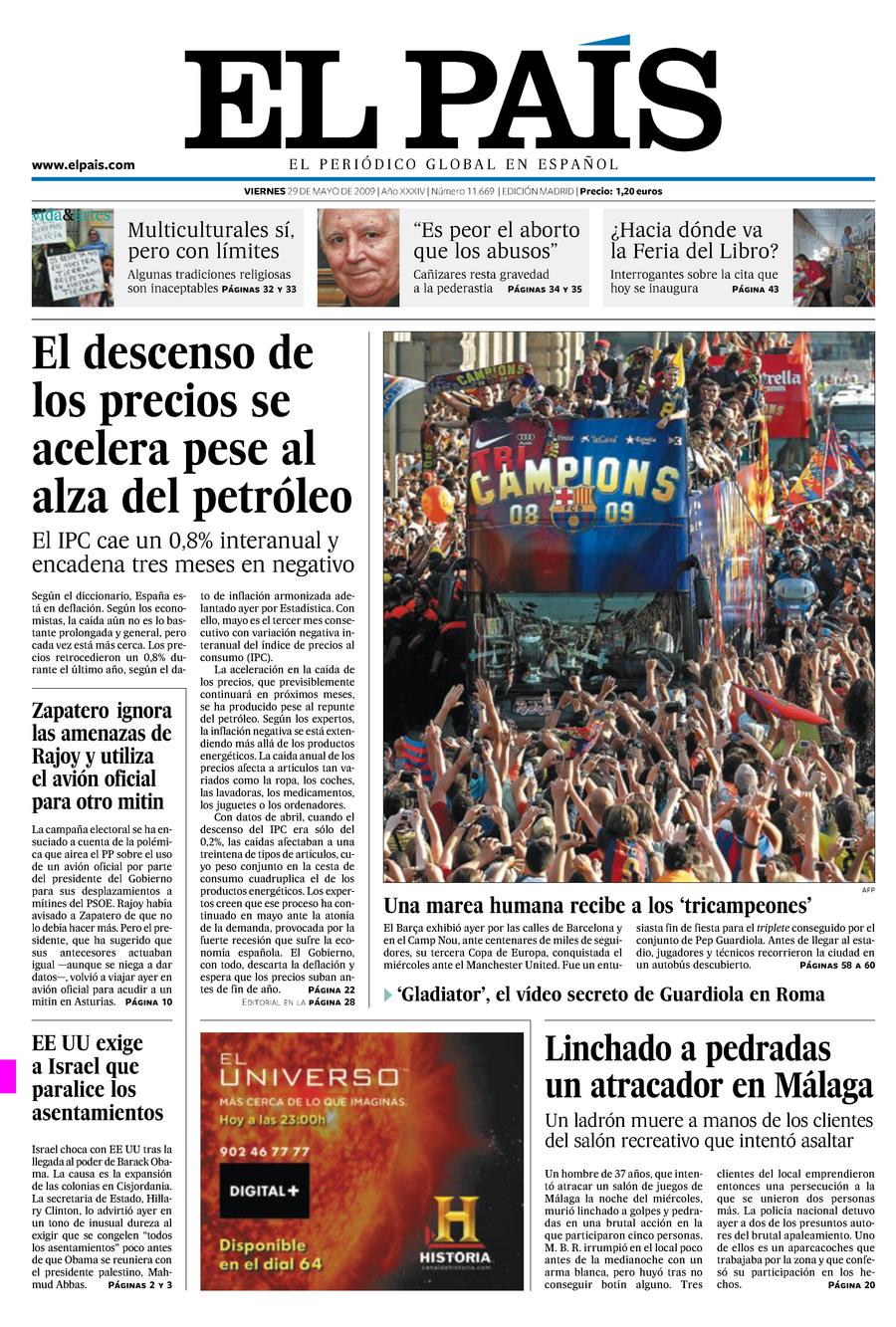 29 de Mayo de 2009