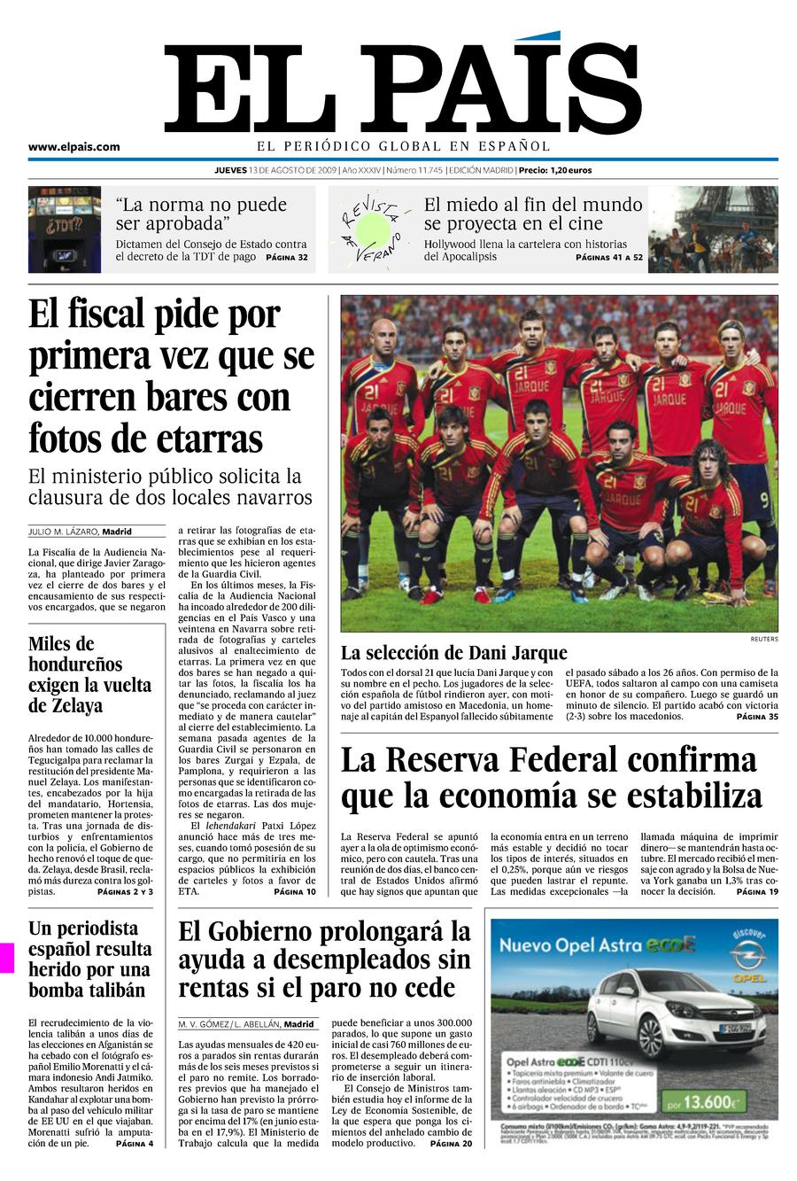 13 de Agosto de 2009