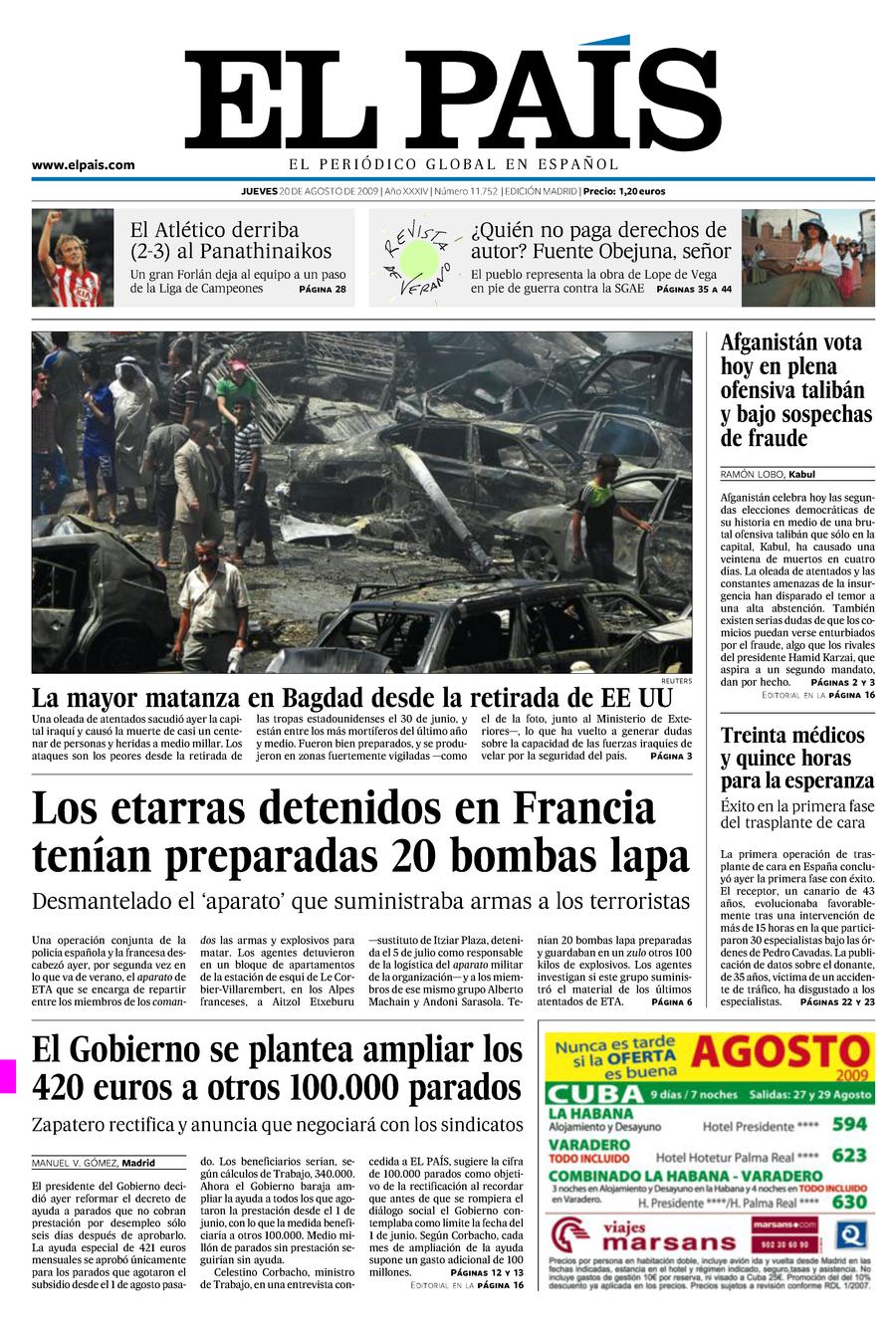 20 de Agosto de 2009