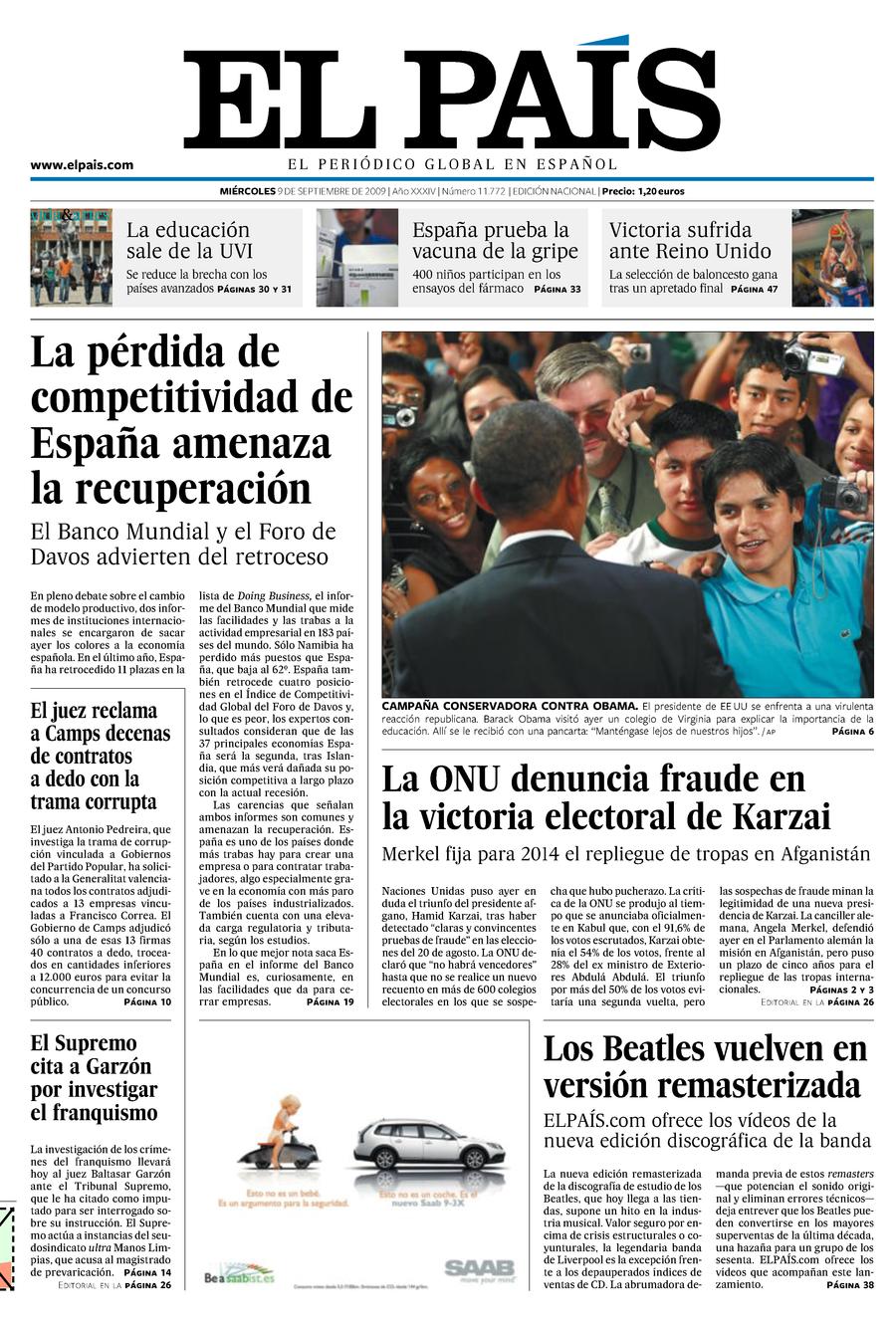 9 de Septiembre de 2009
