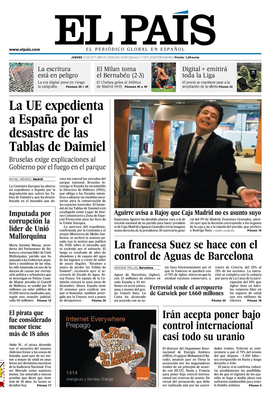 22 de Octubre de 2009