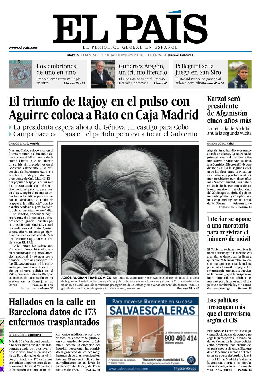3 de Noviembre de 2009