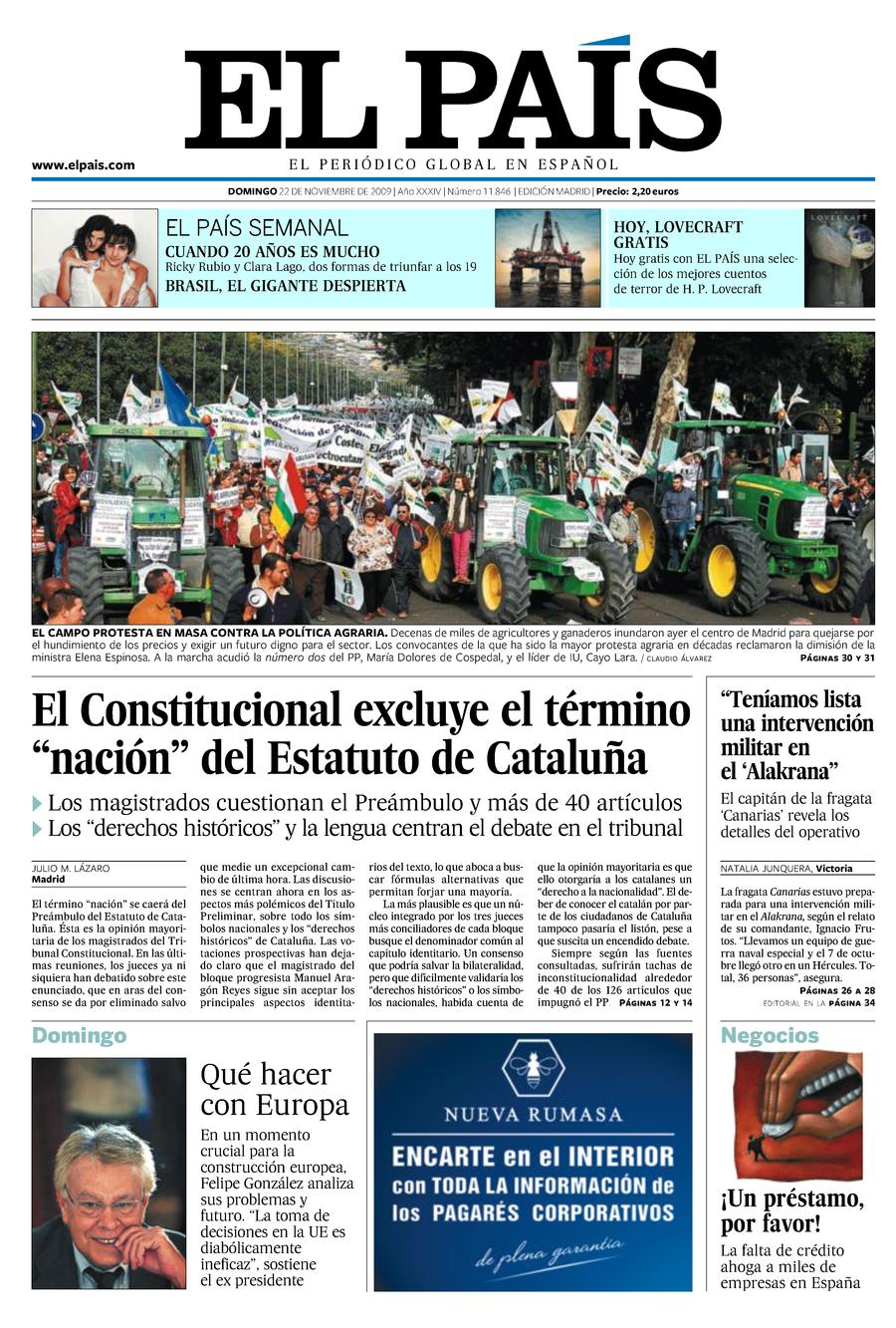 22 de Noviembre de 2009