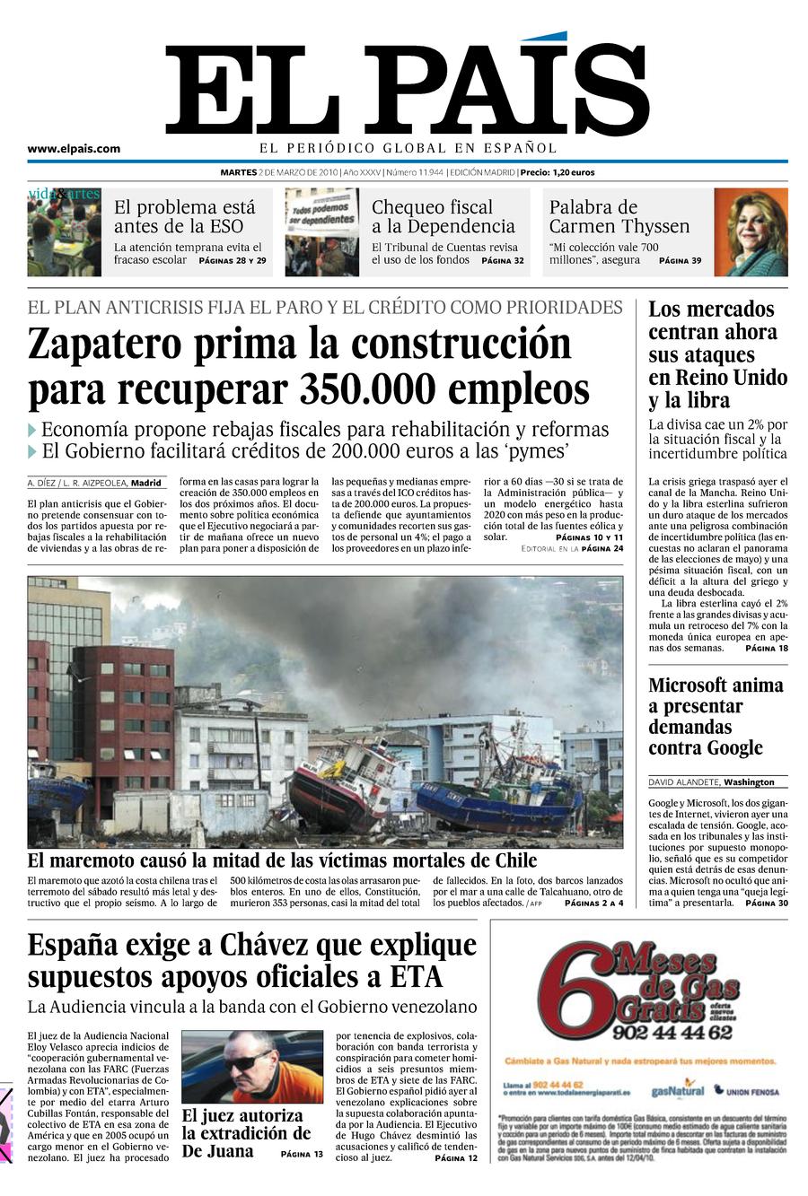 2 de Marzo de 2010