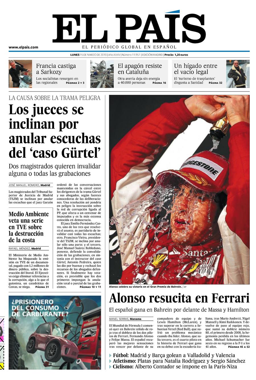 15 de Marzo de 2010