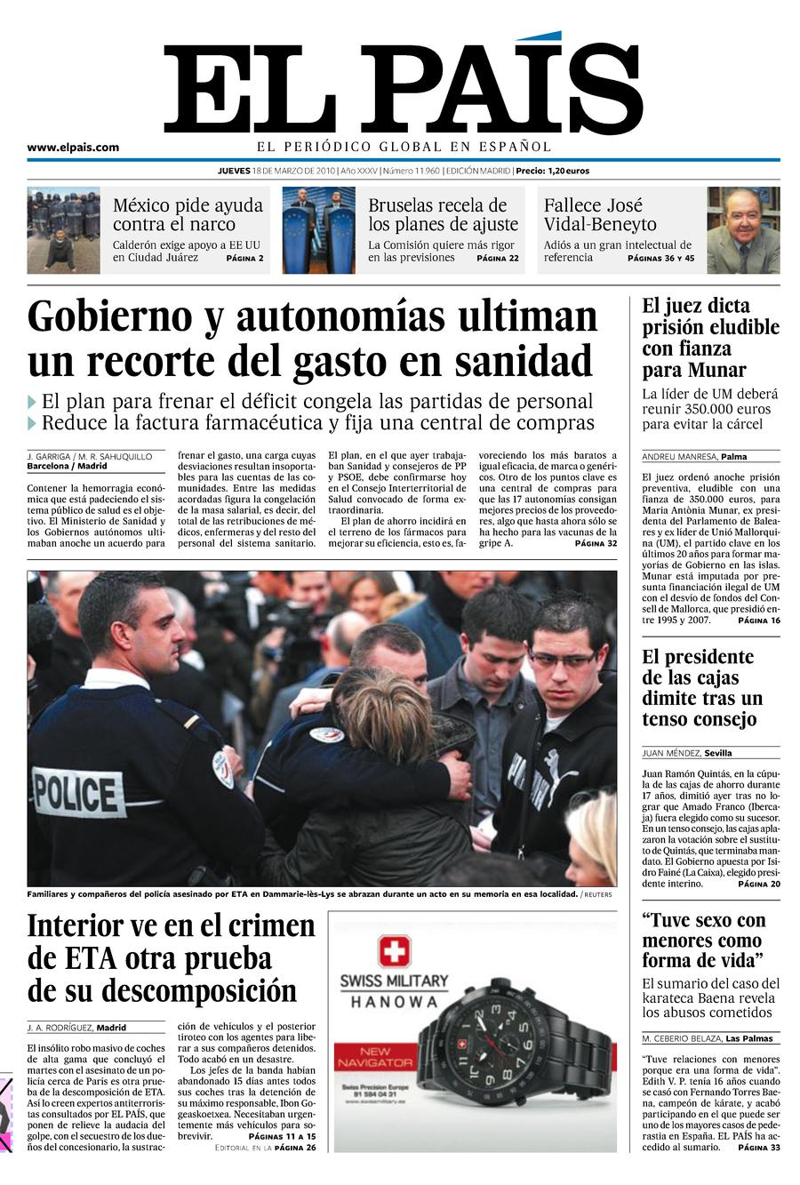 18 de Marzo de 2010