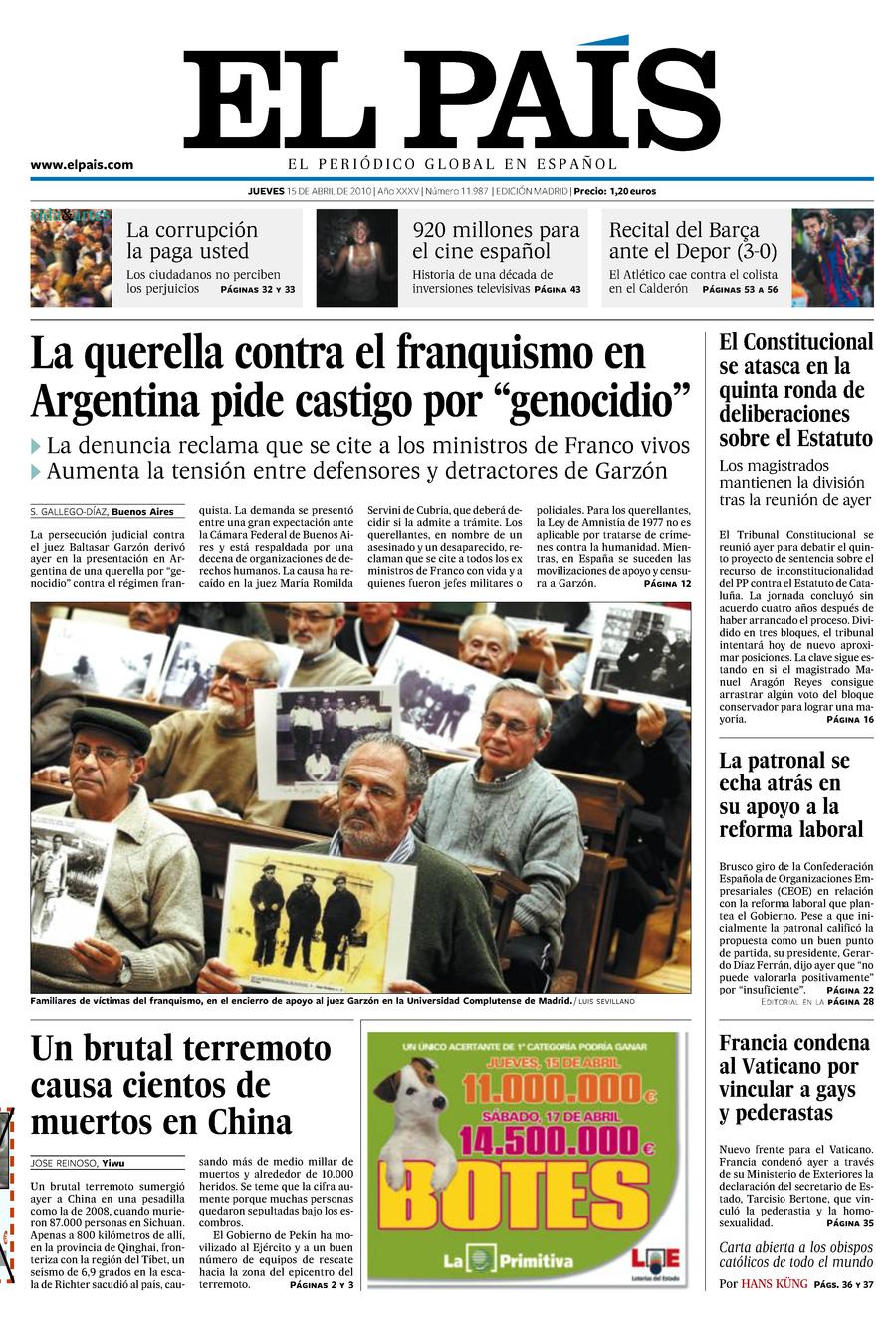 15 de Abril de 2010