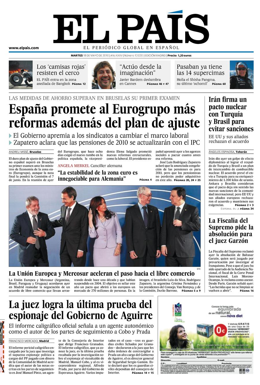 18 de Mayo de 2010