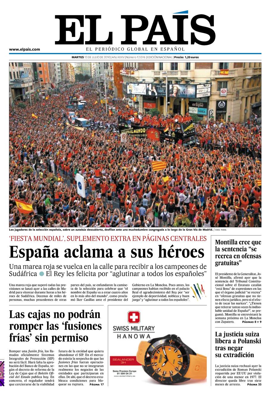 13 de Julio de 2010