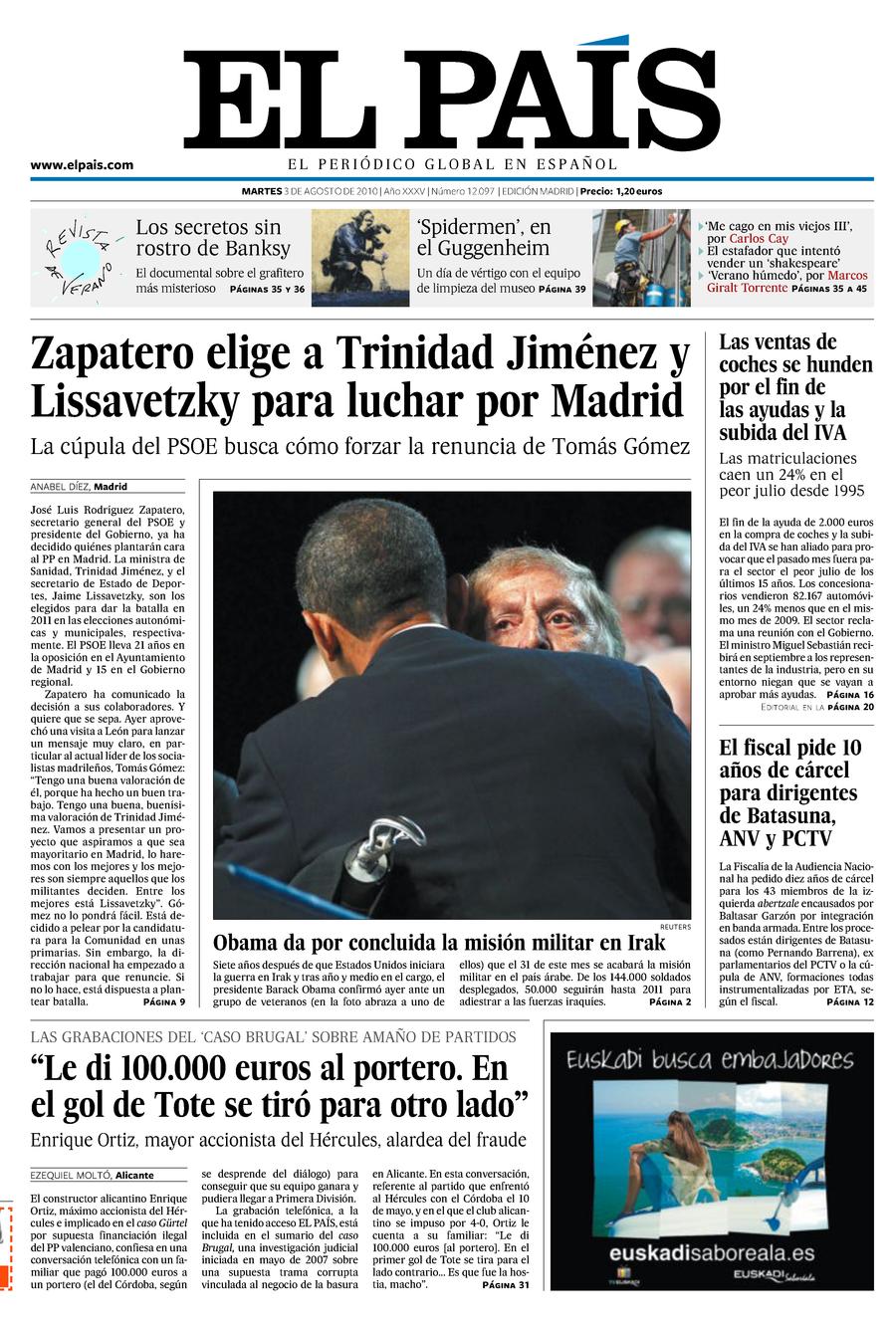3 de Agosto de 2010