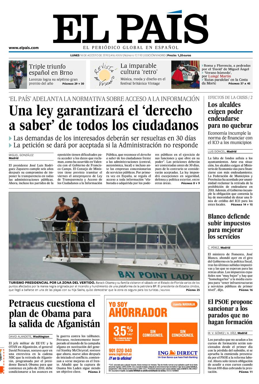 16 de Agosto de 2010