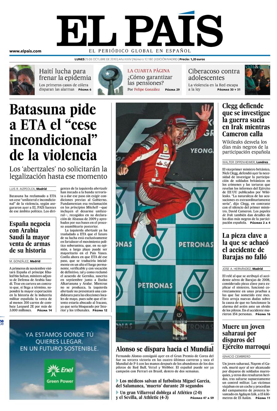 25 de Octubre de 2010