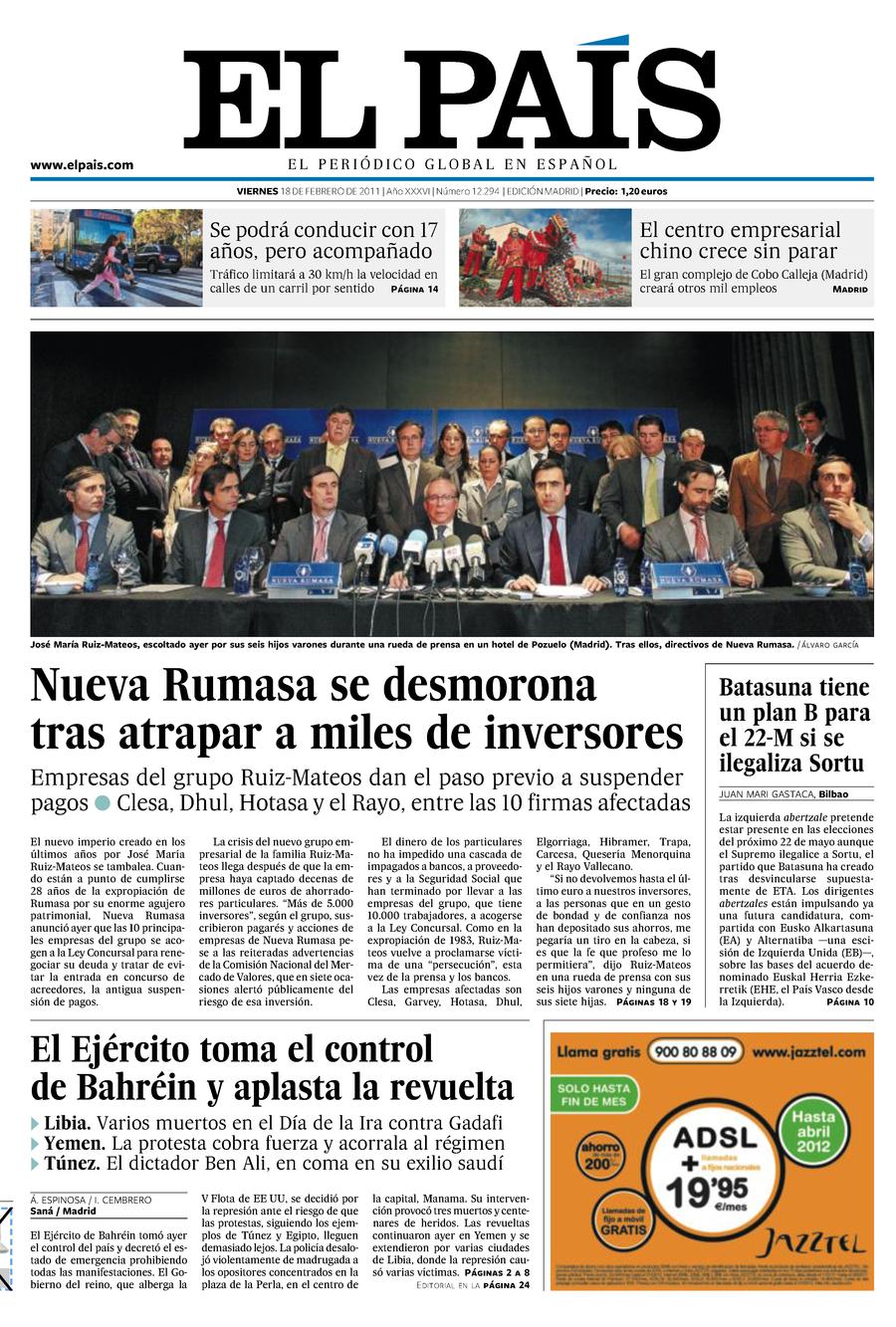 18 de Febrero de 2011