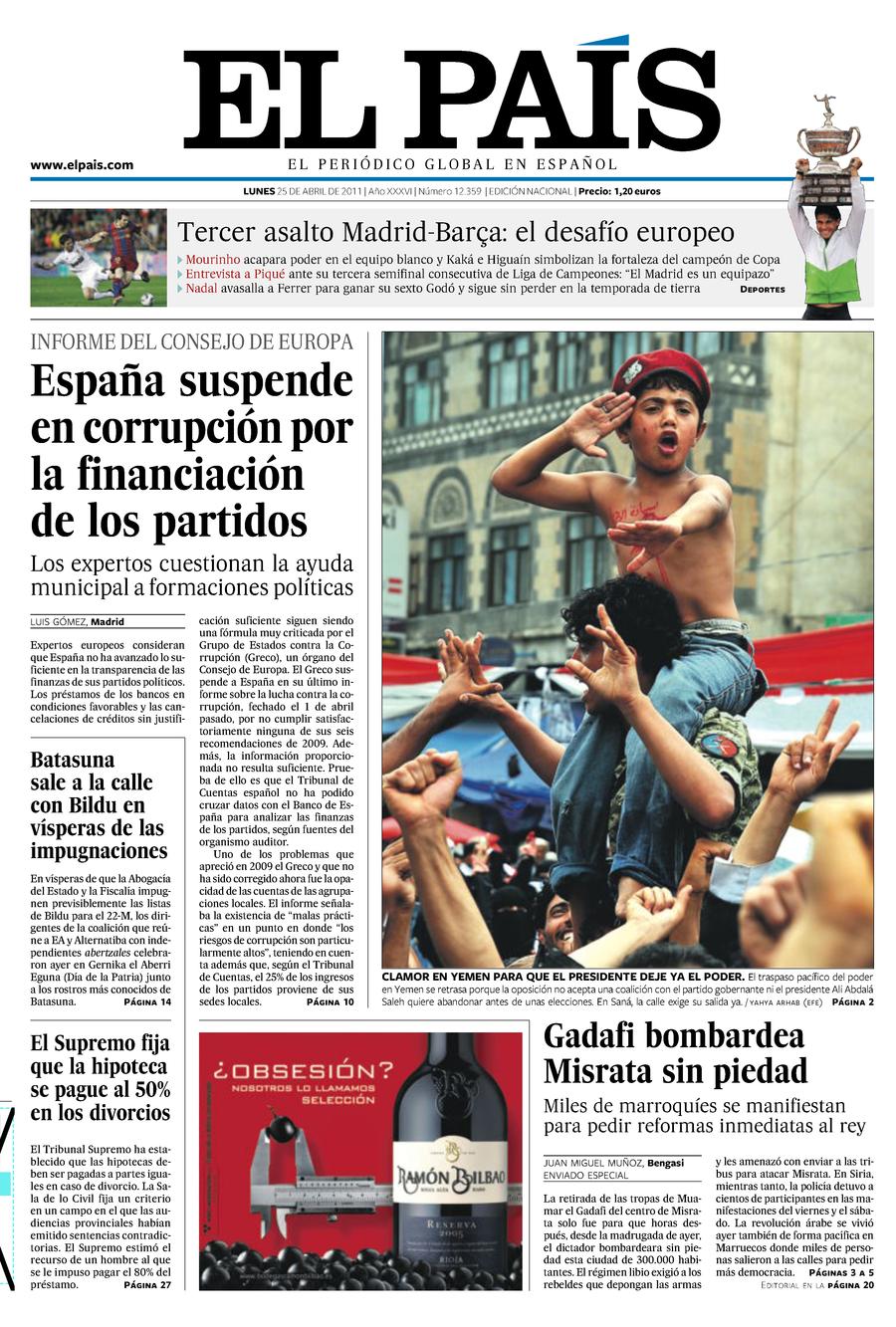 25 de Abril de 2011