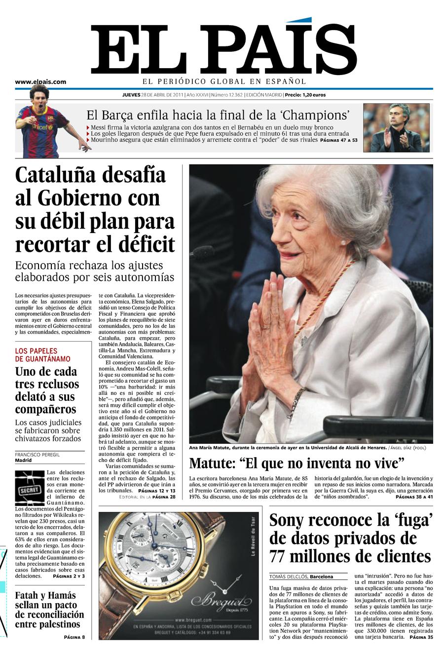 28 de Abril de 2011