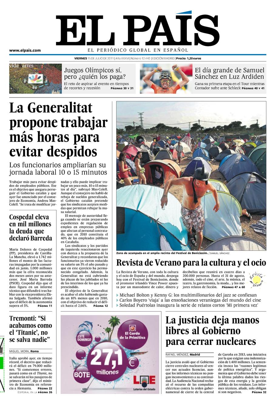 15 de Julio de 2011