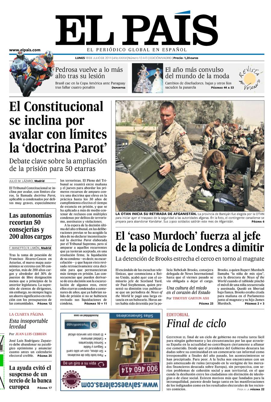 18 de Julio de 2011