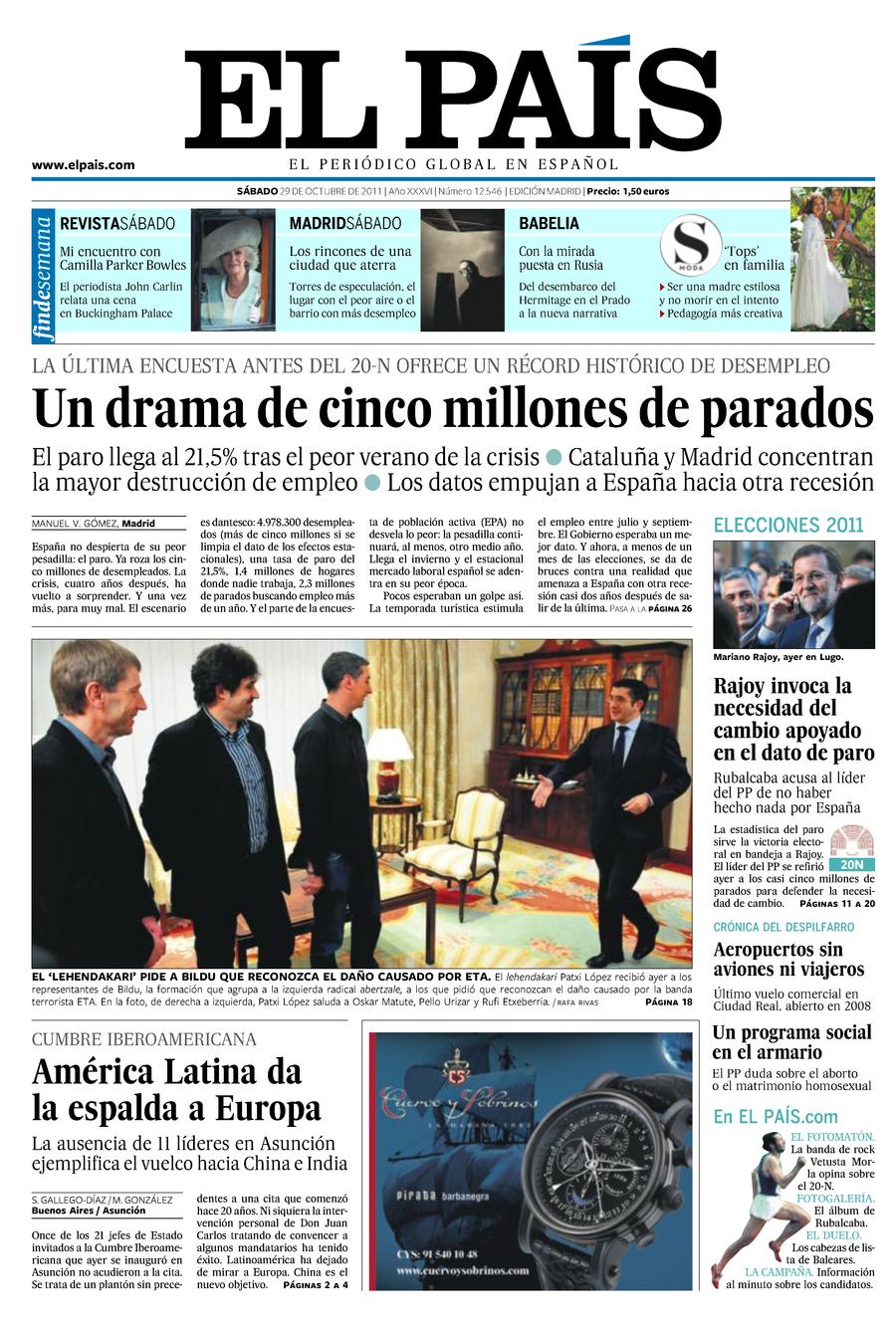 29 de Octubre de 2011