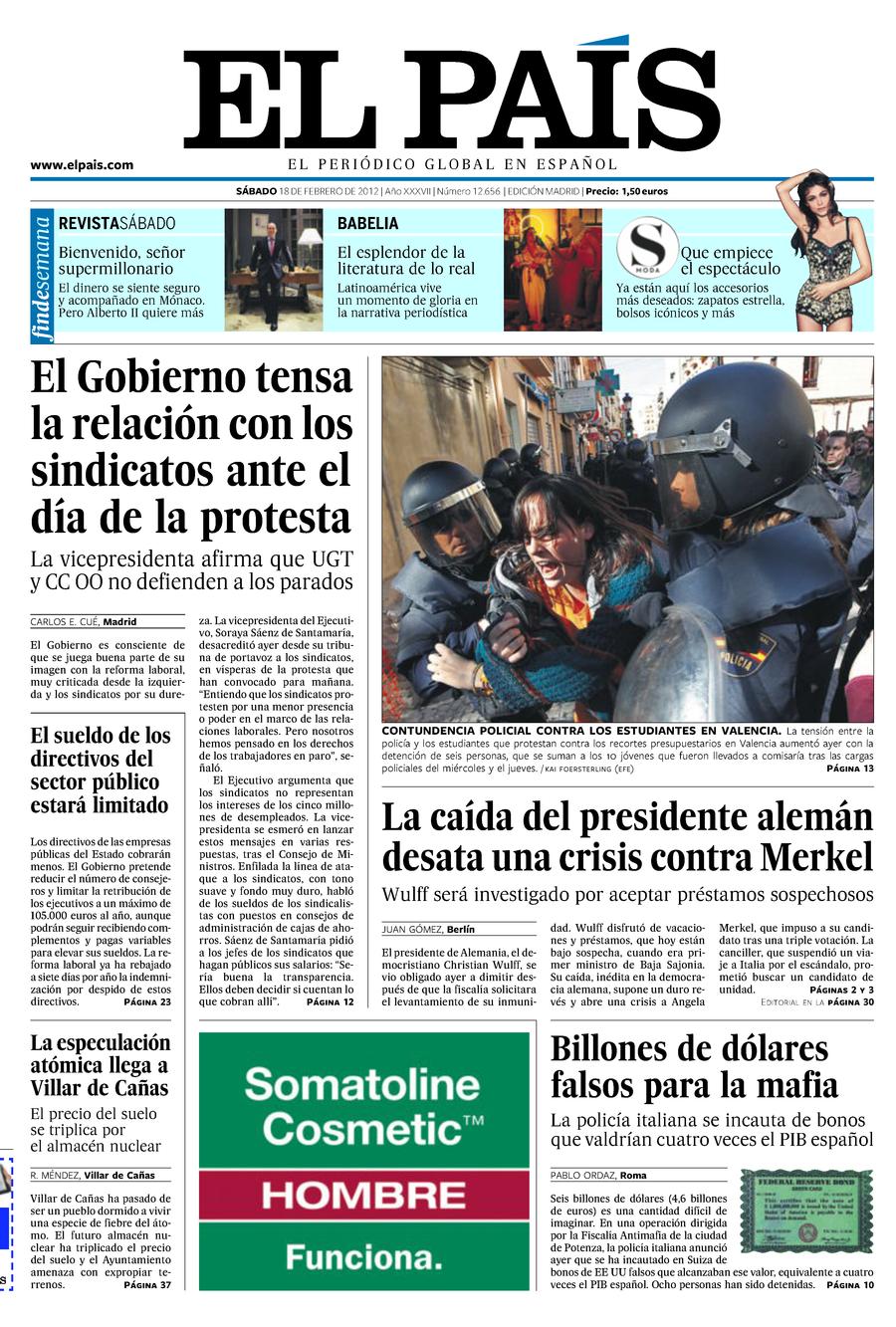 18 de Febrero de 2012