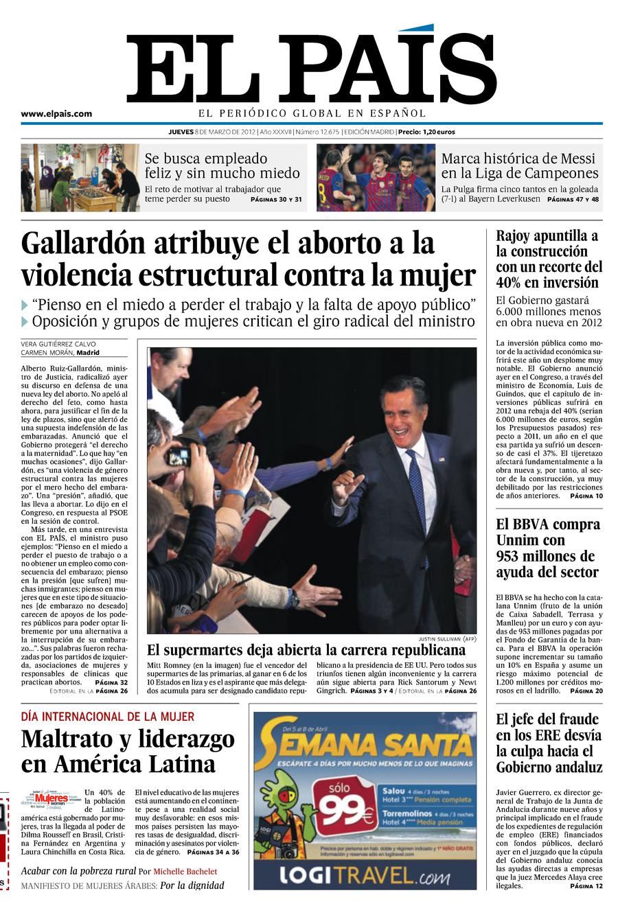 8 de Marzo de 2012
