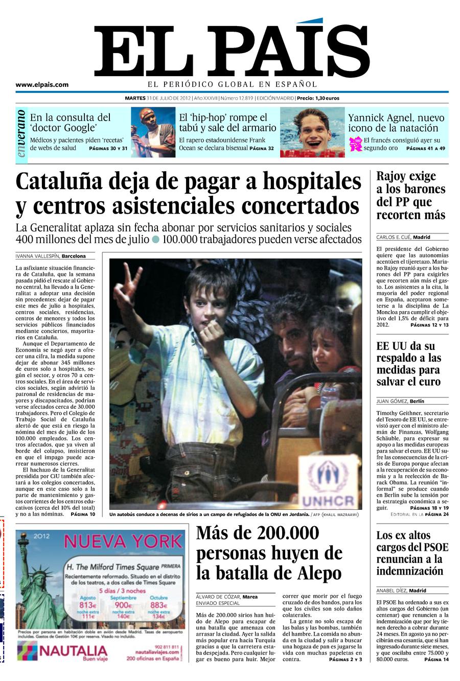 31 de Julio de 2012