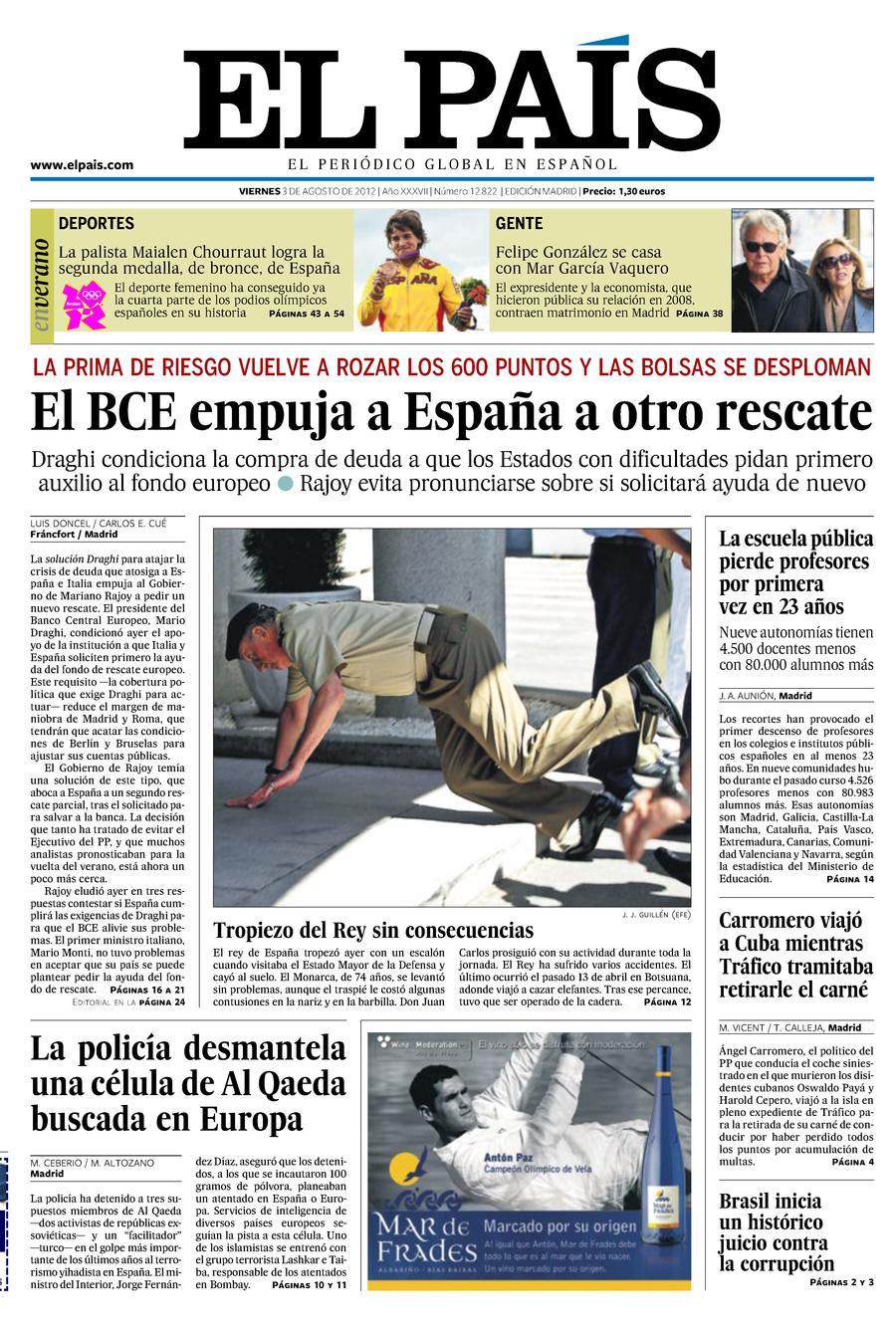 3 de Agosto de 2012