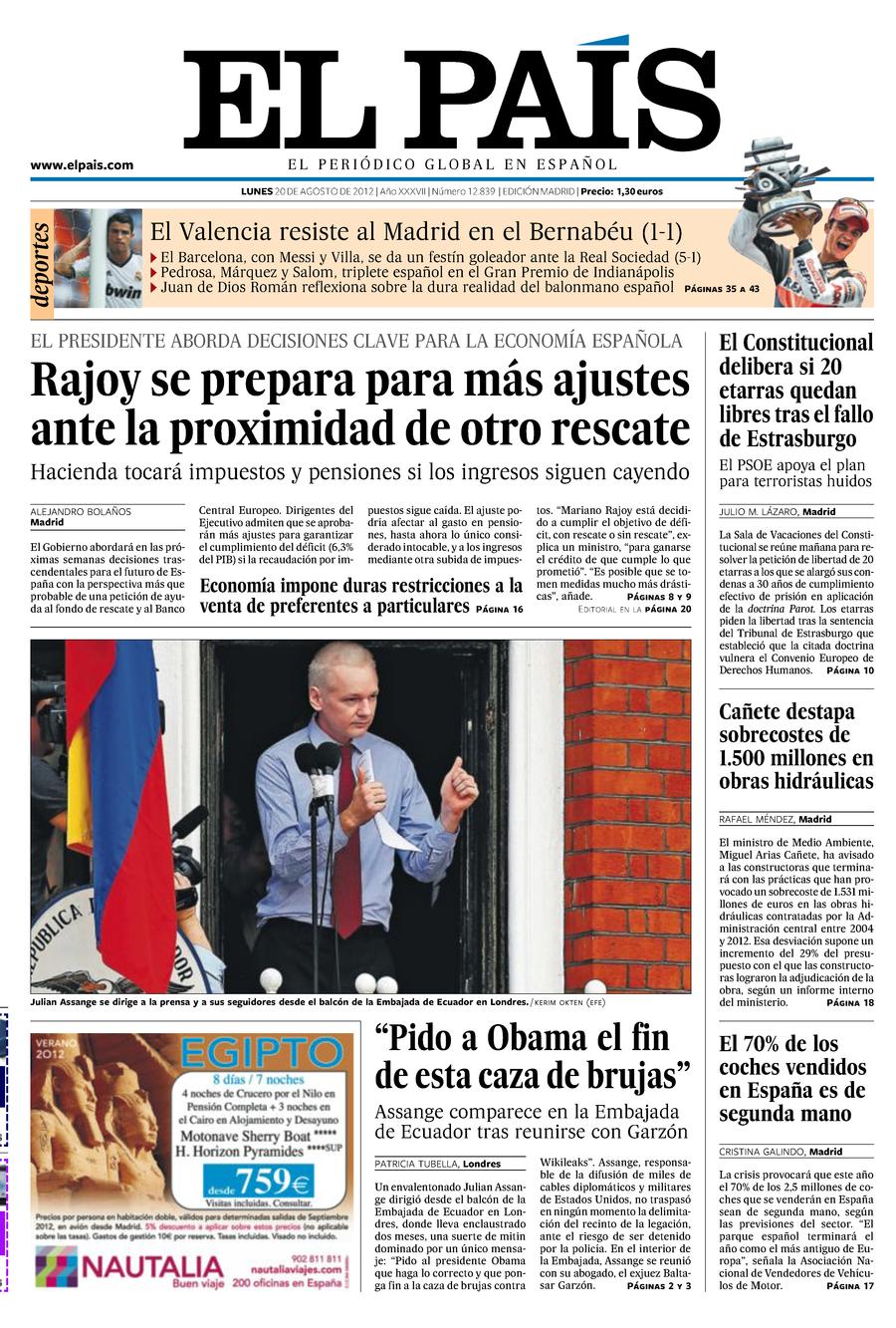 20 de Agosto de 2012