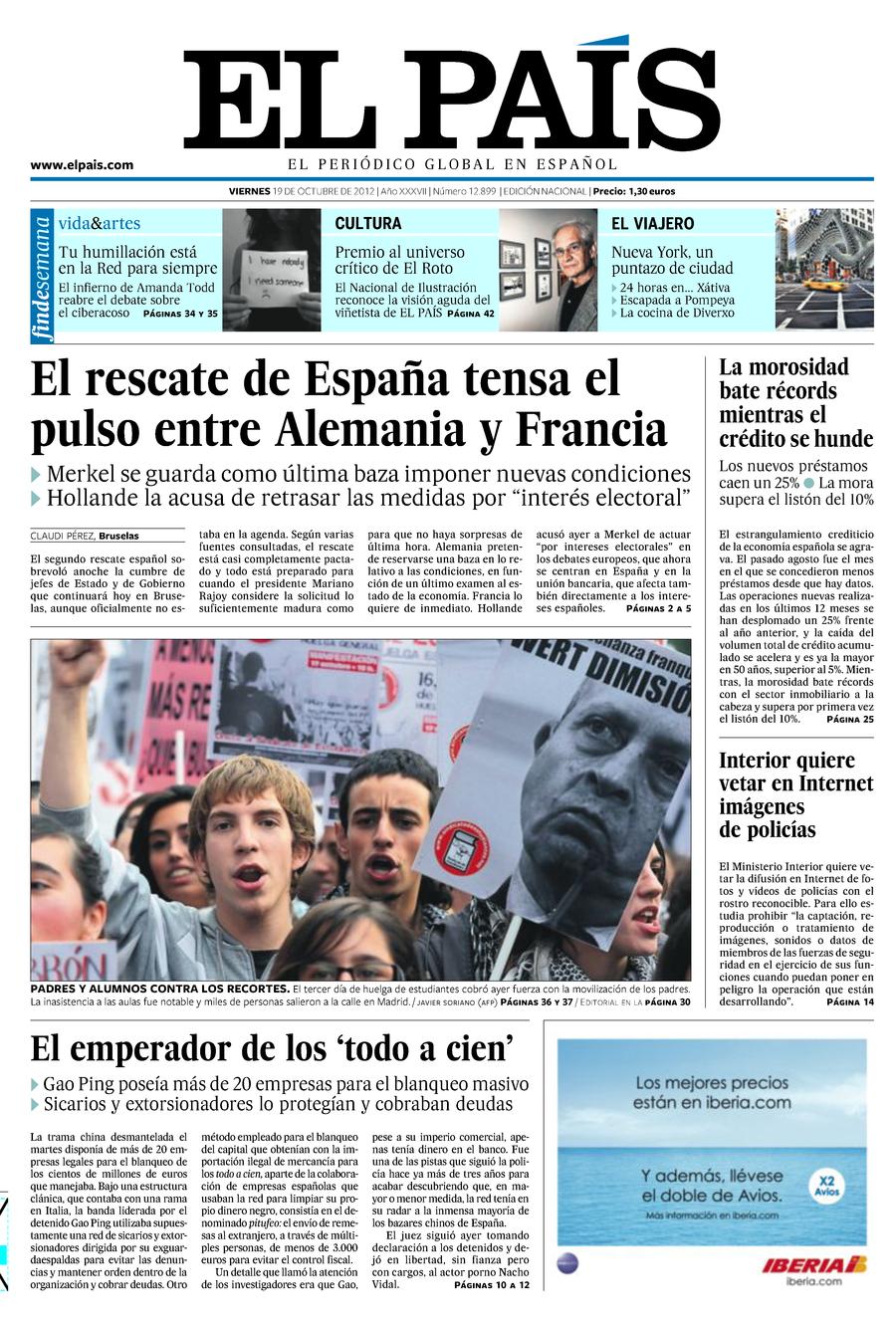 19 de Octubre de 2012