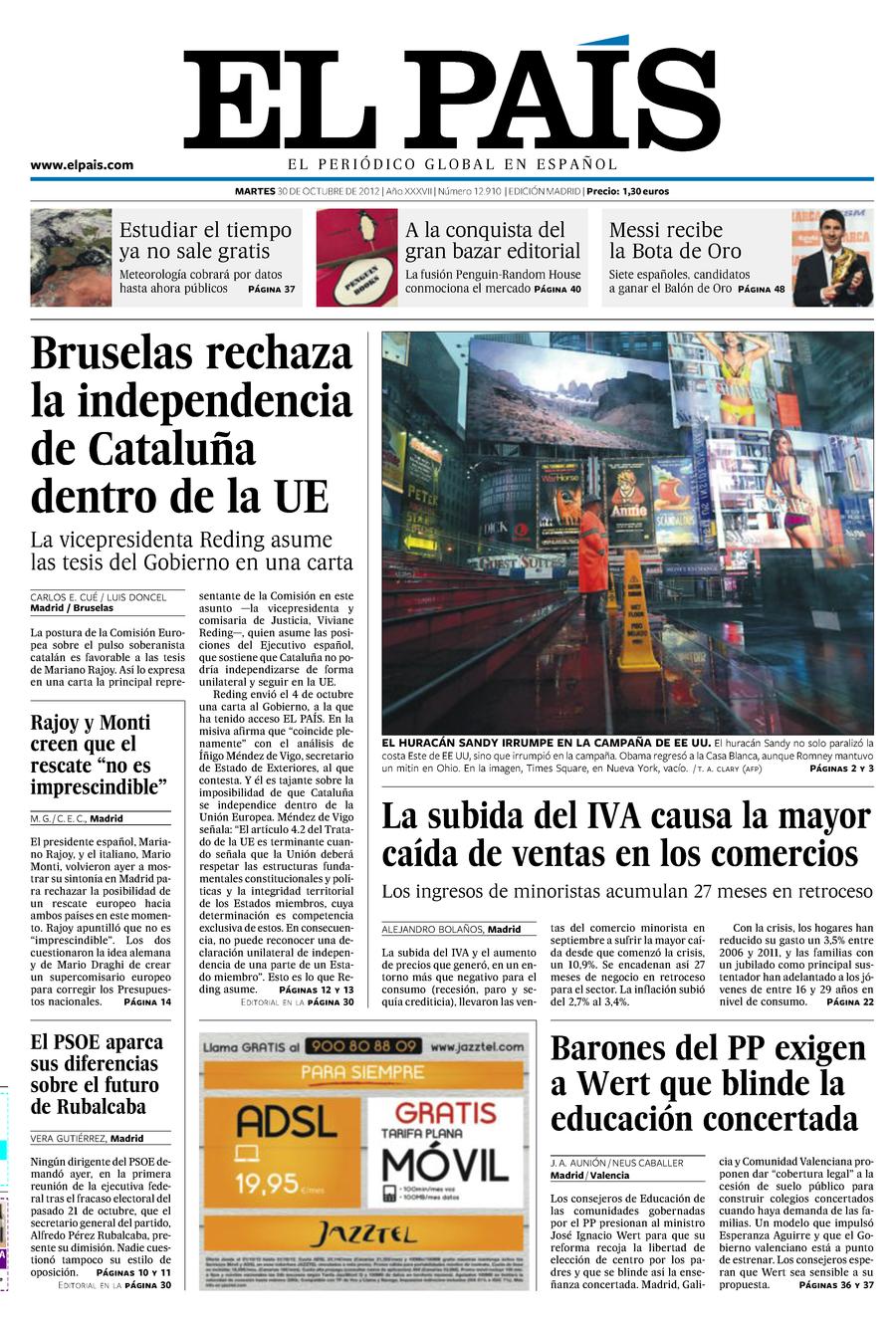 30 de Octubre de 2012
