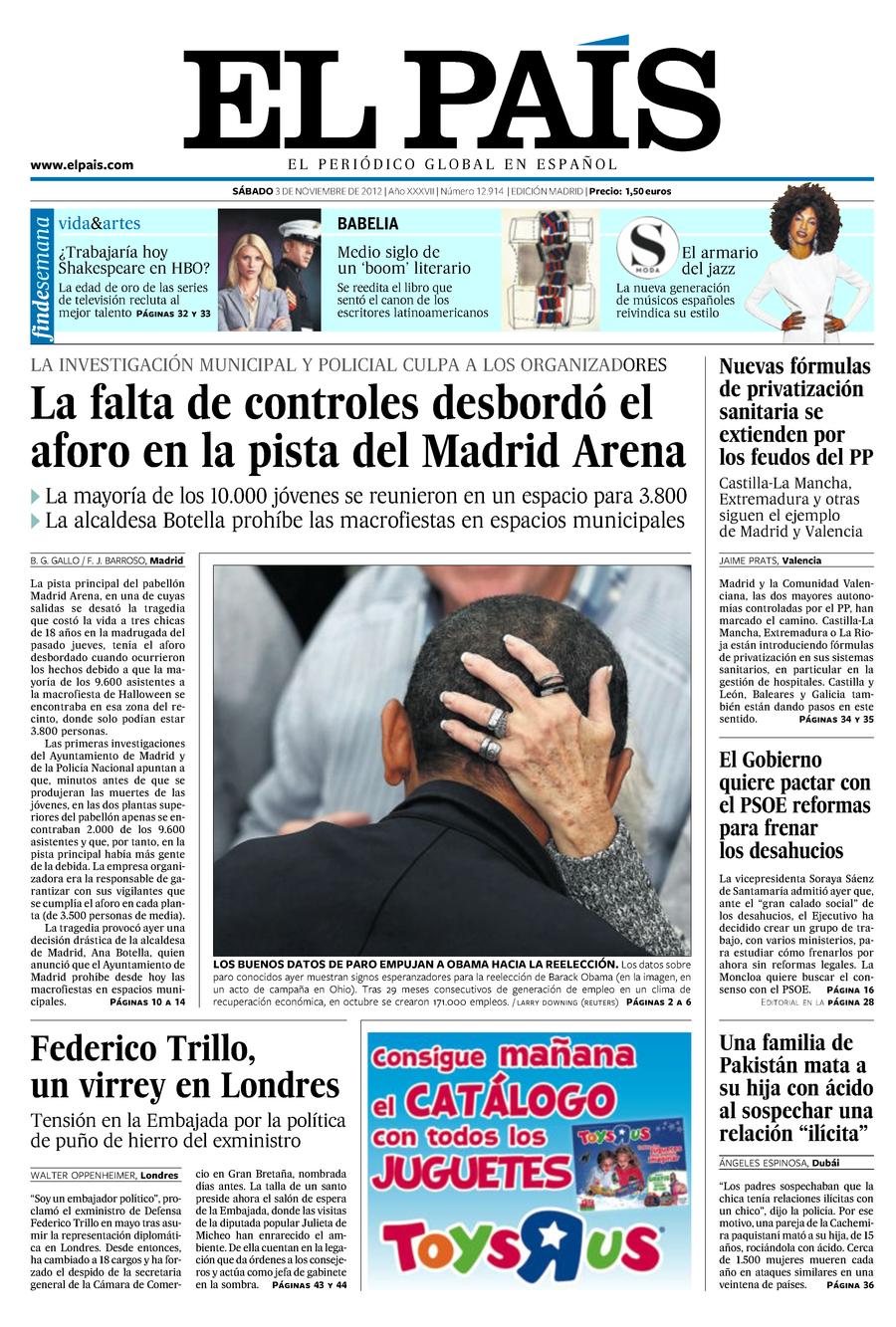 3 de Noviembre de 2012