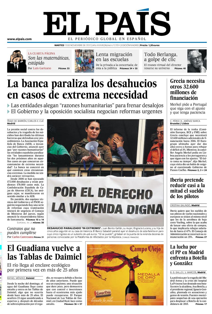13 de Noviembre de 2012
