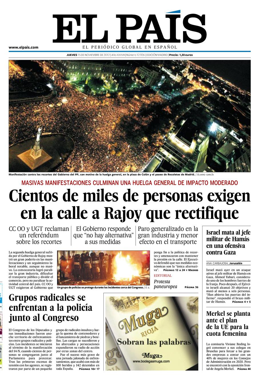 15 de Noviembre de 2012
