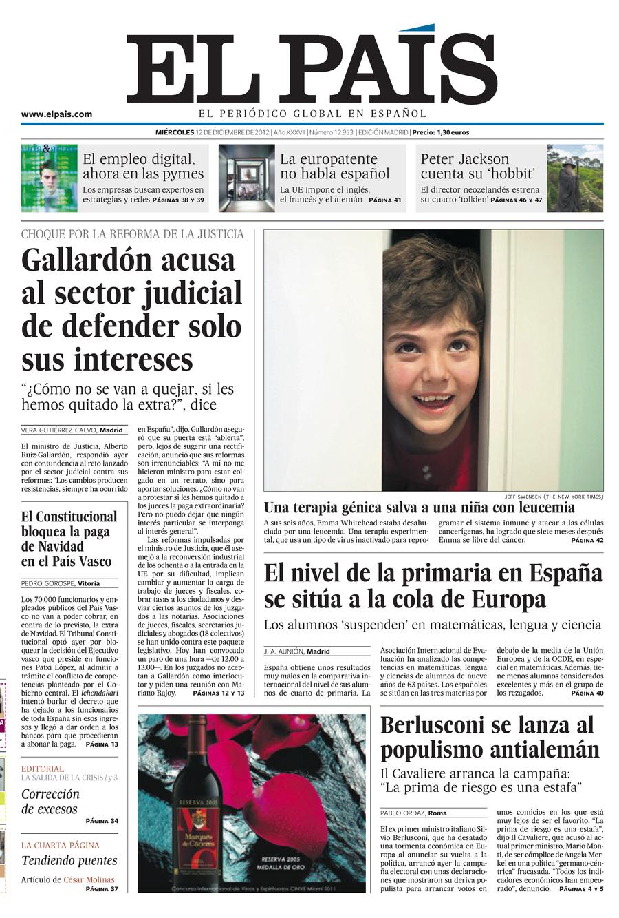 12 de Diciembre de 2012