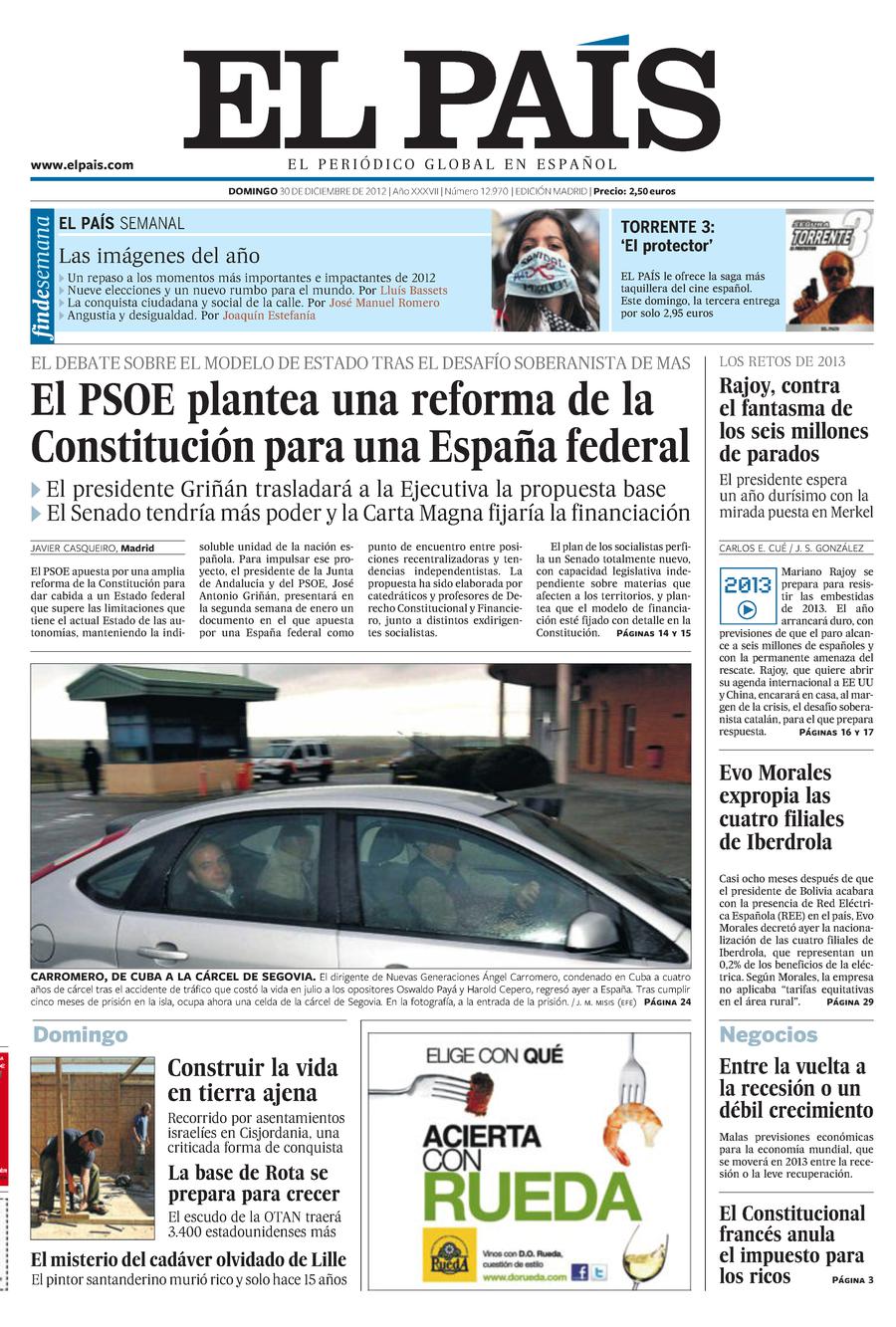 30 de Diciembre de 2012